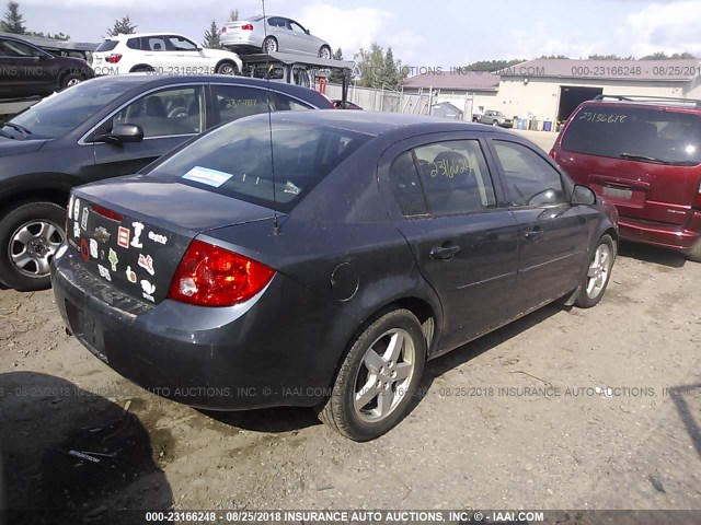 1G1AT58H297287342 - 2009 CHEVROLET COBALT LT Dark Blue photo 4