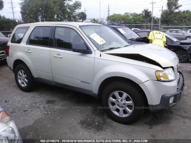 4F2CZ02Z78KM16027 - 2008 MAZDA TRIBUTE I SILVER photo 1