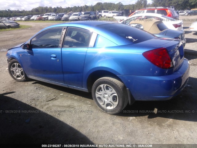 1G8AN12FX4Z198580 - 2004 SATURN ION LEVEL 2 蓝色 照片 3