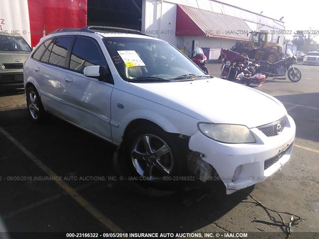 JM1BJ246631193155 - 2003 MAZDA PROTEGE PR5 WHITE photo 1