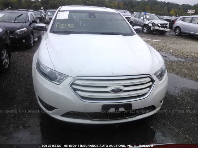 1FAHP2J86EG107542 - 2014 FORD TAURUS LIMITED WHITE photo 6