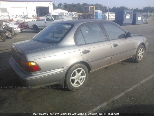 1NXAE09B8SZ289470 - 1995 TOYOTA COROLLA LE/DX ნაცრისფერი ფოტო 4