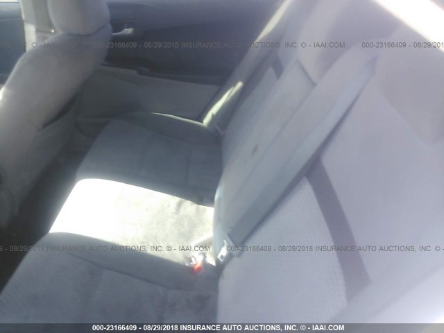 4T4BF1FK0CR247684 - 2012 TOYOTA CAMRY SE/LE/XLE SILVER photo 8