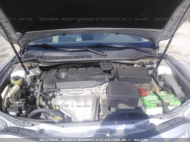 4T1BF3EK9BU138128 - 2011 TOYOTA CAMRY SE/LE/XLE 银色 照片 10