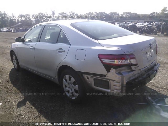 4T1BF3EK9BU138128 - 2011 TOYOTA CAMRY SE/LE/XLE 银色 照片 3