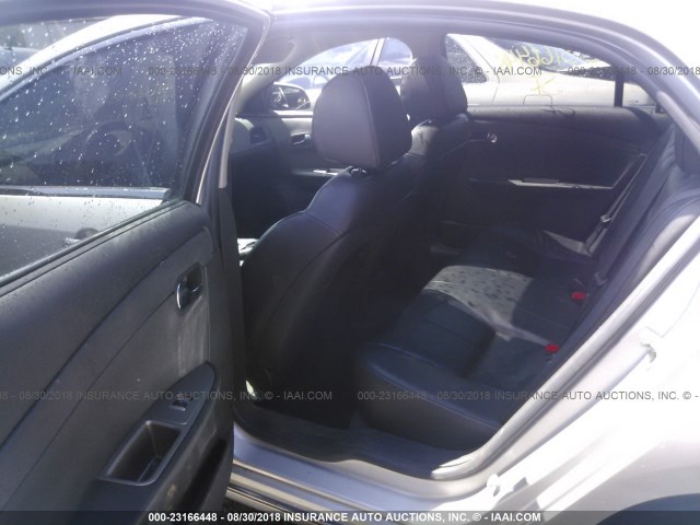 1G1ZG5E79CF258520 - 2012 CHEVROLET MALIBU LTZ 银色 照片 8