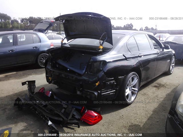 WBAKA8C59BCY36853 - 2011 BMW 750 I BLACK photo 4