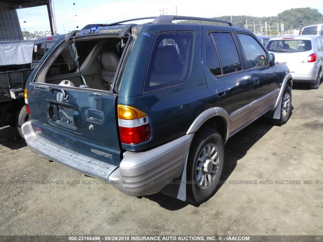 4S6DM58W614410004 - 2001 HONDA PASSPORT EX/LX 绿色 照片 4
