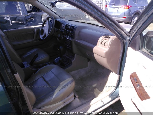 4S6DM58W614410004 - 2001 HONDA PASSPORT EX/LX 绿色 照片 5