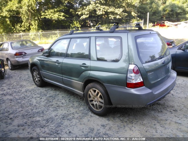 JF1SG67626H704962 - 2006 SUBARU FORESTER 2.5X LL BEAN GREEN photo 3