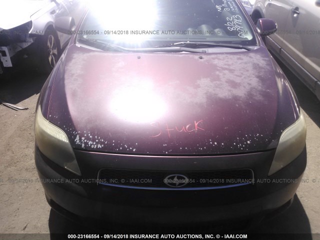 JTKDE177850009783 - 2005 TOYOTA SCION TC 勃艮第红 照片 10