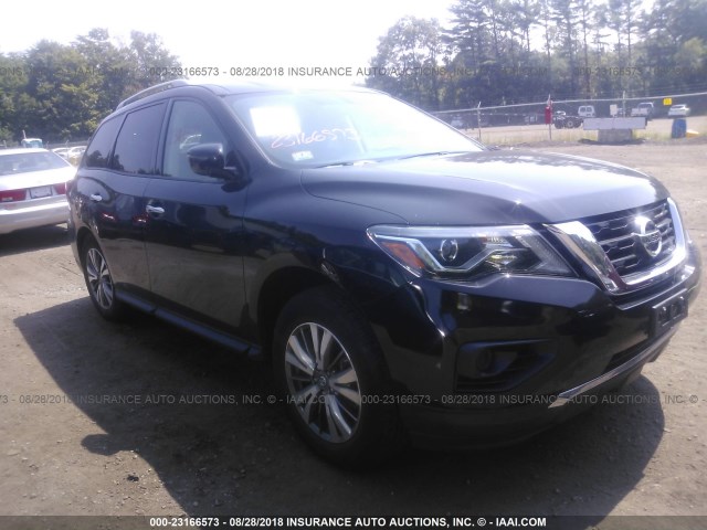 5N1DR2MMXJC617529 - 2018 NISSAN PATHFINDER S/SV/SL/PLATINUM BLACK photo 1
