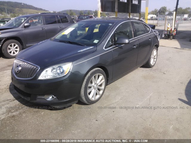 1G4PR5SK7E4175423 - 2014 BUICK VERANO CONVENIENCE GRAY photo 2