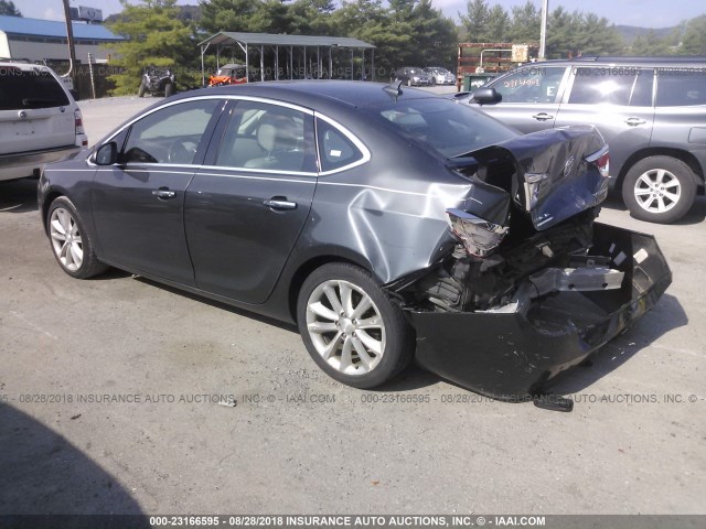 1G4PR5SK7E4175423 - 2014 BUICK VERANO CONVENIENCE GRAY photo 3