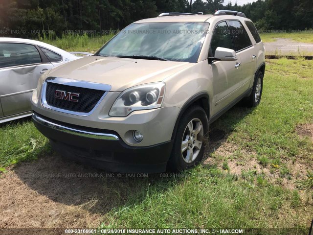 1GKER23D49J132017 - 2009 GMC ACADIA SLT-1 Złoty zdjęcie 2