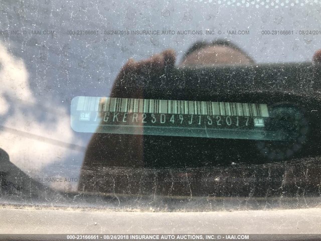 1GKER23D49J132017 - 2009 GMC ACADIA SLT-1 Złoty zdjęcie 9