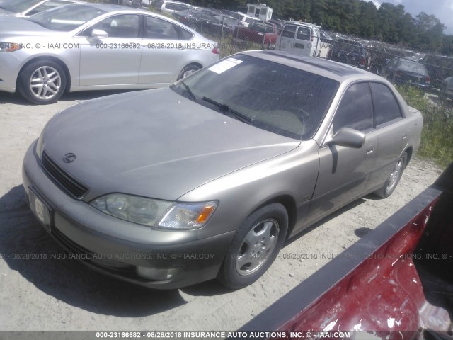 JT8BF28G9X5068412 - 1999 LEXUS ES 300 BEIGE photo 2