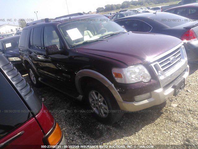 1FMEU74846UB24370 - 2006 FORD EXPLORER EDDIE BAUER BURGUNDY photo 1