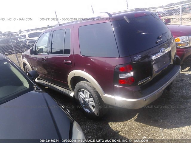 1FMEU74846UB24370 - 2006 FORD EXPLORER EDDIE BAUER BURGUNDY photo 3