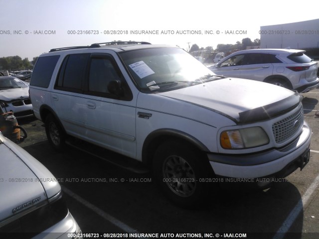 1FMRU156XYLB65946 - 2000 FORD EXPEDITION XLT WHITE photo 1