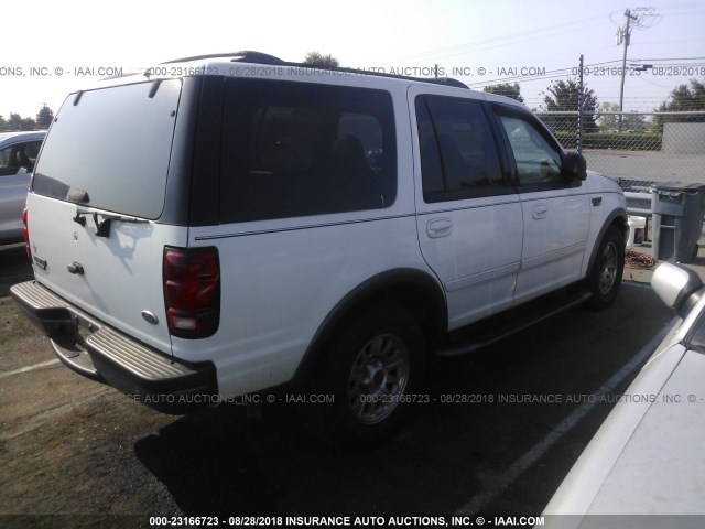 1FMRU156XYLB65946 - 2000 FORD EXPEDITION XLT WHITE photo 4