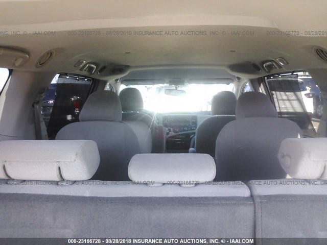 5TDKK3DCXBS134667 - 2011 TOYOTA SIENNA LE SILVER photo 8