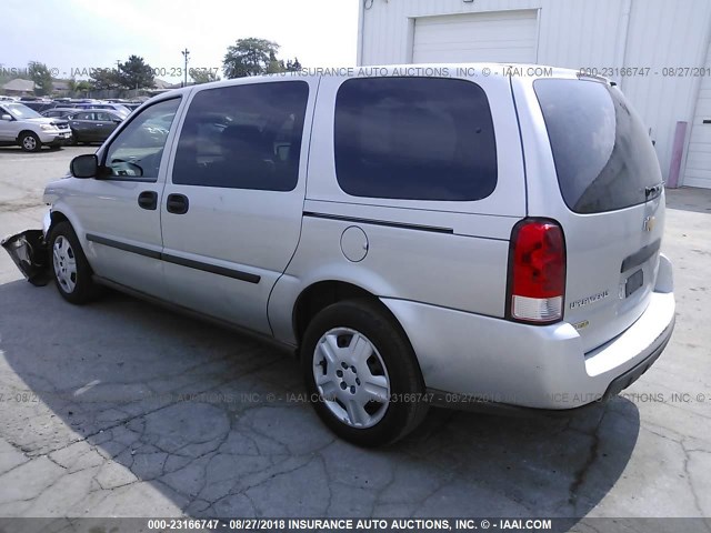 1GNDV23W48D205119 - 2008 CHEVROLET UPLANDER LS SILVER photo 3