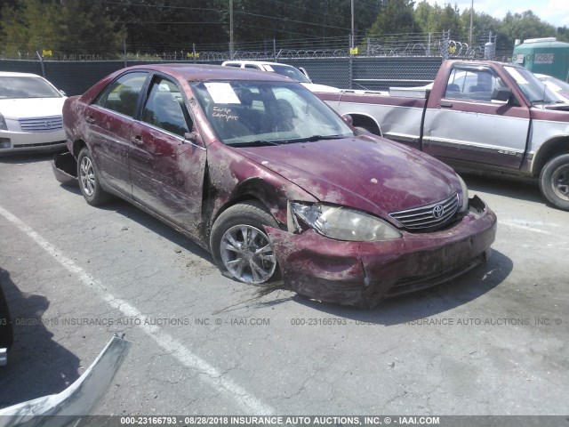 4T1BF32K95U105770 - 2005 TOYOTA CAMRY LE/XLE/SE Bordo foto 1