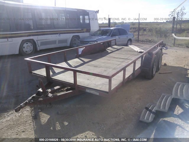 12858200716103528 - 2007 FLATBED TRAILER  RED photo 2
