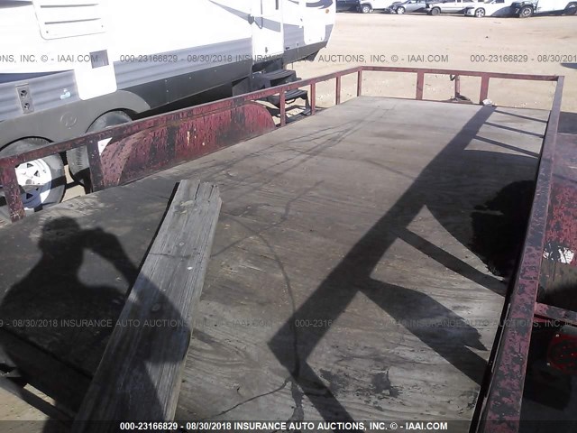 12858200716103528 - 2007 FLATBED TRAILER  RED photo 5