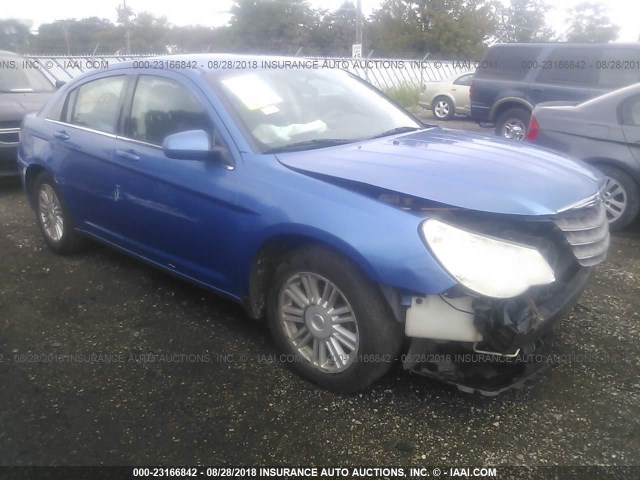 1C3LC56KX7N564217 - 2007 CHRYSLER SEBRING TOURING BLUE photo 1