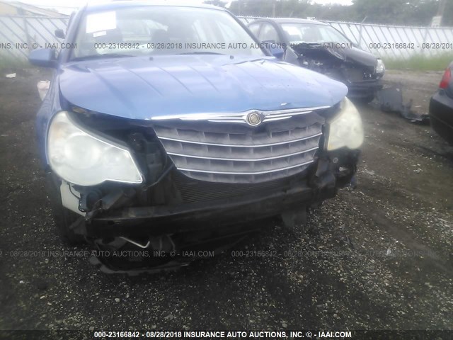 1C3LC56KX7N564217 - 2007 CHRYSLER SEBRING TOURING BLUE photo 6