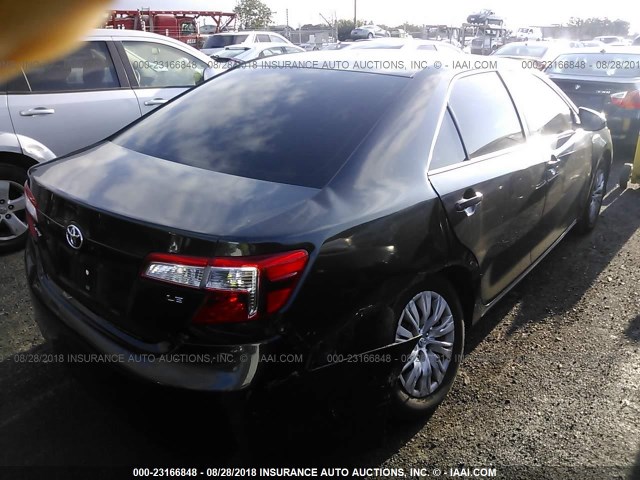 4T4BF1FK0CR224194 - 2012 TOYOTA CAMRY SE/LE/XLE 黑色 照片 4
