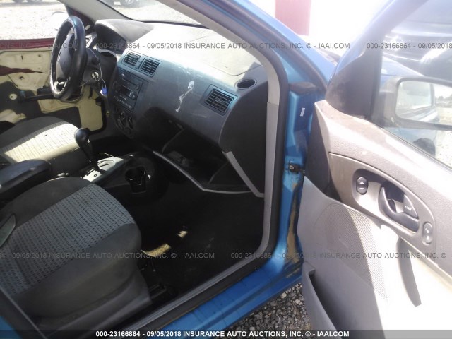 1FAHP34N87W175583 - 2007 FORD FOCUS ZX4/S/SE/SES 青绿色 照片 5