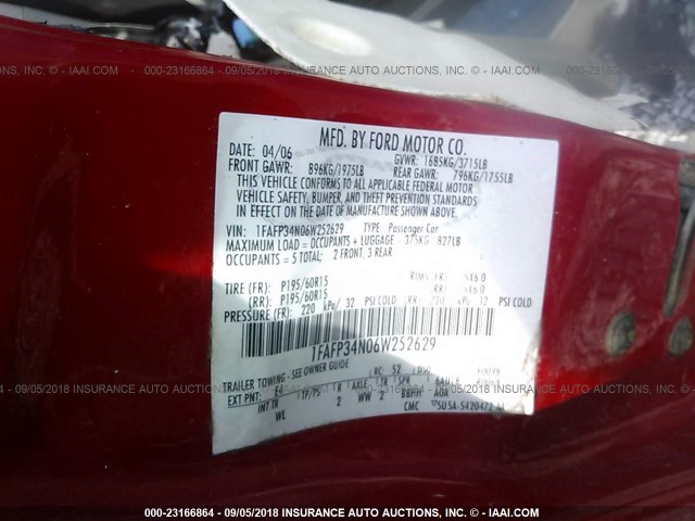 1FAHP34N87W175583 - 2007 FORD FOCUS ZX4/S/SE/SES 青绿色 照片 9