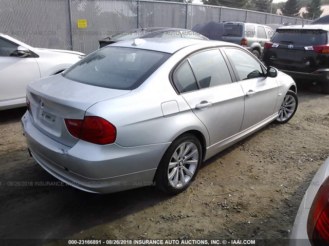 WBAPK7G55BNN71151 - 2011 BMW 328 XI SILVER photo 4