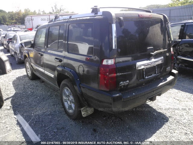 1J8HG58266C215531 - 2006 JEEP COMMANDER LIMITED BLACK photo 3