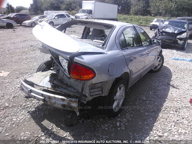 1G3NL52E5XC327618 - 1999 OLDSMOBILE ALERO GL SILVER photo 4