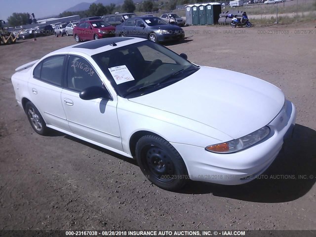 1G3NF52E64C188957 - 2004 OLDSMOBILE ALERO GLS WHITE photo 1