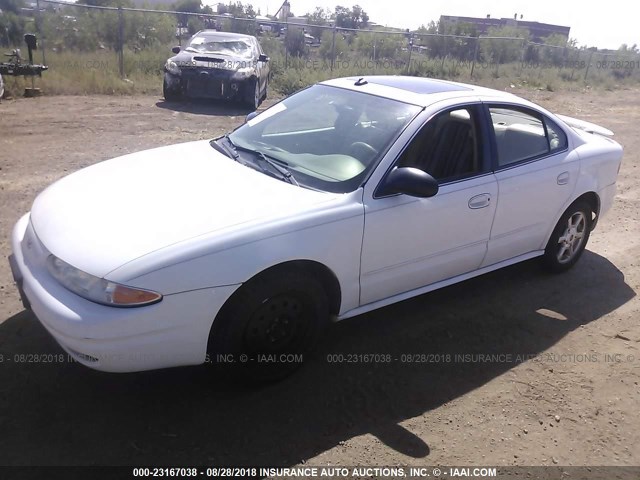 1G3NF52E64C188957 - 2004 OLDSMOBILE ALERO GLS WHITE photo 2