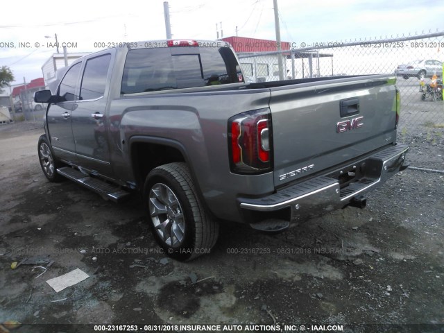 3GTU2NECXHG356877 - 2017 GMC SIERRA K1500 SLT GRAY photo 3