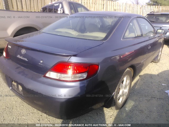 2T1CF28P5XC241478 - 1999 TOYOTA CAMRY SOLARA SE/SLE ლურჯი ფოტო 4