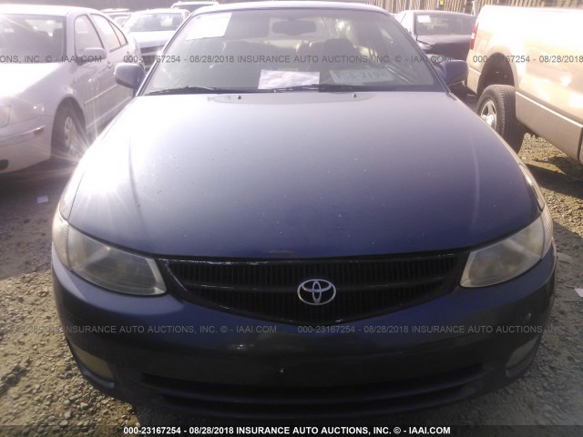 2T1CF28P5XC241478 - 1999 TOYOTA CAMRY SOLARA SE/SLE ლურჯი ფოტო 6