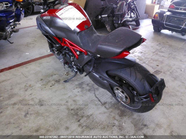 ZDM13BLW7CB007287 - 2012 DUCATI DIAVEL RED photo 3