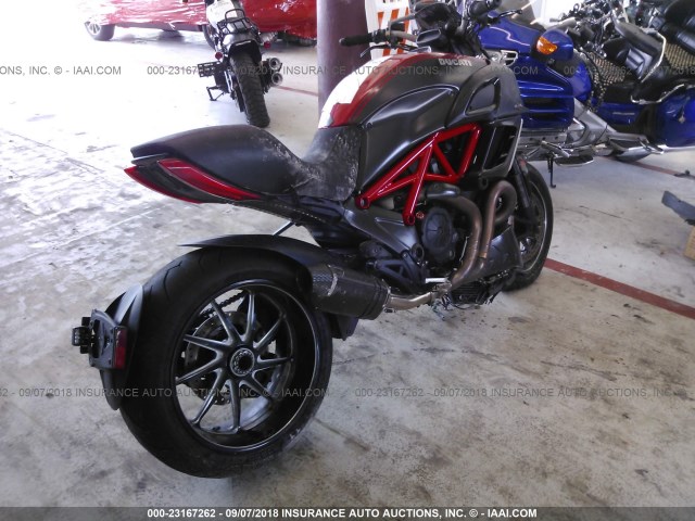 ZDM13BLW7CB007287 - 2012 DUCATI DIAVEL RED photo 4