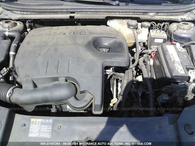 1G1ZC5E13BF133826 - 2011 CHEVROLET MALIBU 1LT მუქი ლურჯი ფოტო 10