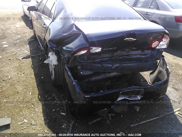 1G1ZC5E13BF133826 - 2011 CHEVROLET MALIBU 1LT მუქი ლურჯი ფოტო 6