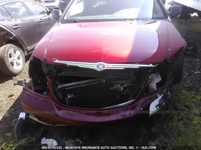 2A4GM68466R645712 - 2006 CHRYSLER PACIFICA TOURING RED photo 6