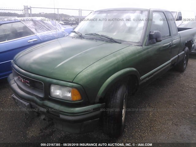 1GTCT19X5V8523601 - 1997 GMC SONOMA GREEN photo 6