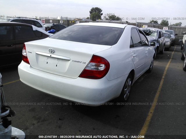 4T1BE32K33U211860 - 2003 TOYOTA CAMRY LE/XLE/SE 白色 照片 4